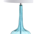 Lampada da tavolo a LED a forma di goccia in vetro Diamante 28.5, rosa (set da 2) di JONATHAN Y