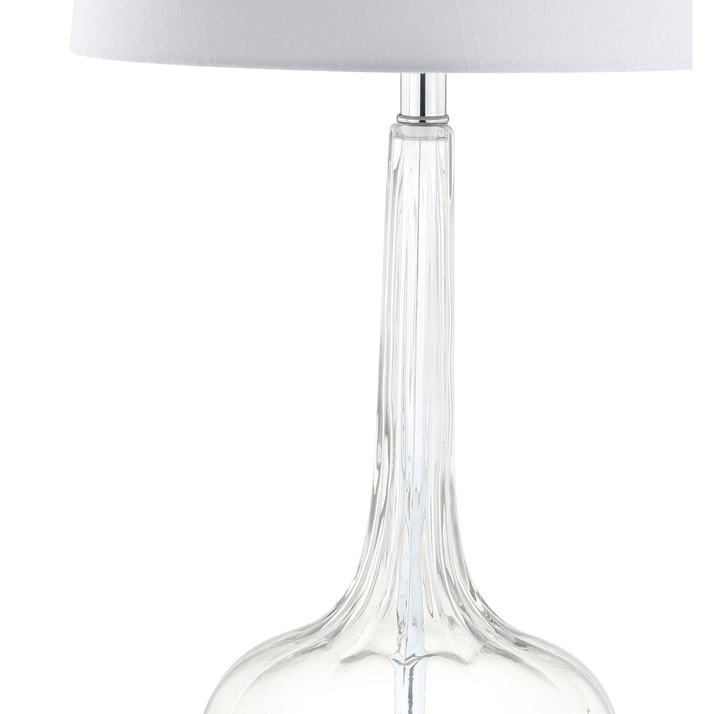 Lampada da tavolo a LED a forma di goccia in vetro Diamante 28.5, rosa (set da 2) di JONATHAN Y
