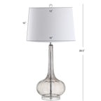 Lampada da tavolo a LED a forma di goccia in vetro Diamante 28.5, rosa (set da 2) di JONATHAN Y