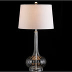 Lampada da tavolo a LED a forma di goccia in vetro Diamante 28.5, rosa (set da 2) di JONATHAN Y