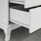 Cassettiera per camera da letto matrimoniale larga 55,1 cm con cassetti portaoggetti