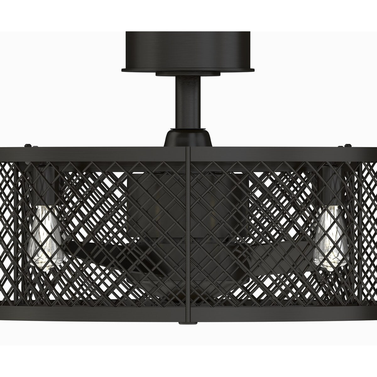 Ventilatore da soffitto a 4 luci in bronzo anticato Vintere della collezione Fanimation Studio