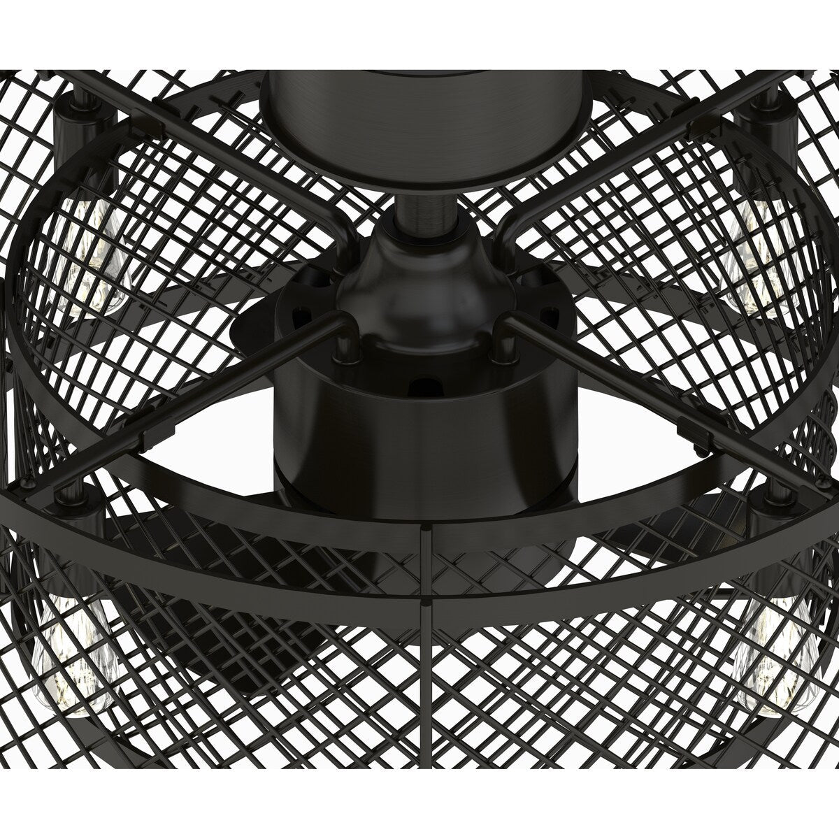 Ventilatore da soffitto a 4 luci in bronzo anticato Vintere della collezione Fanimation Studio