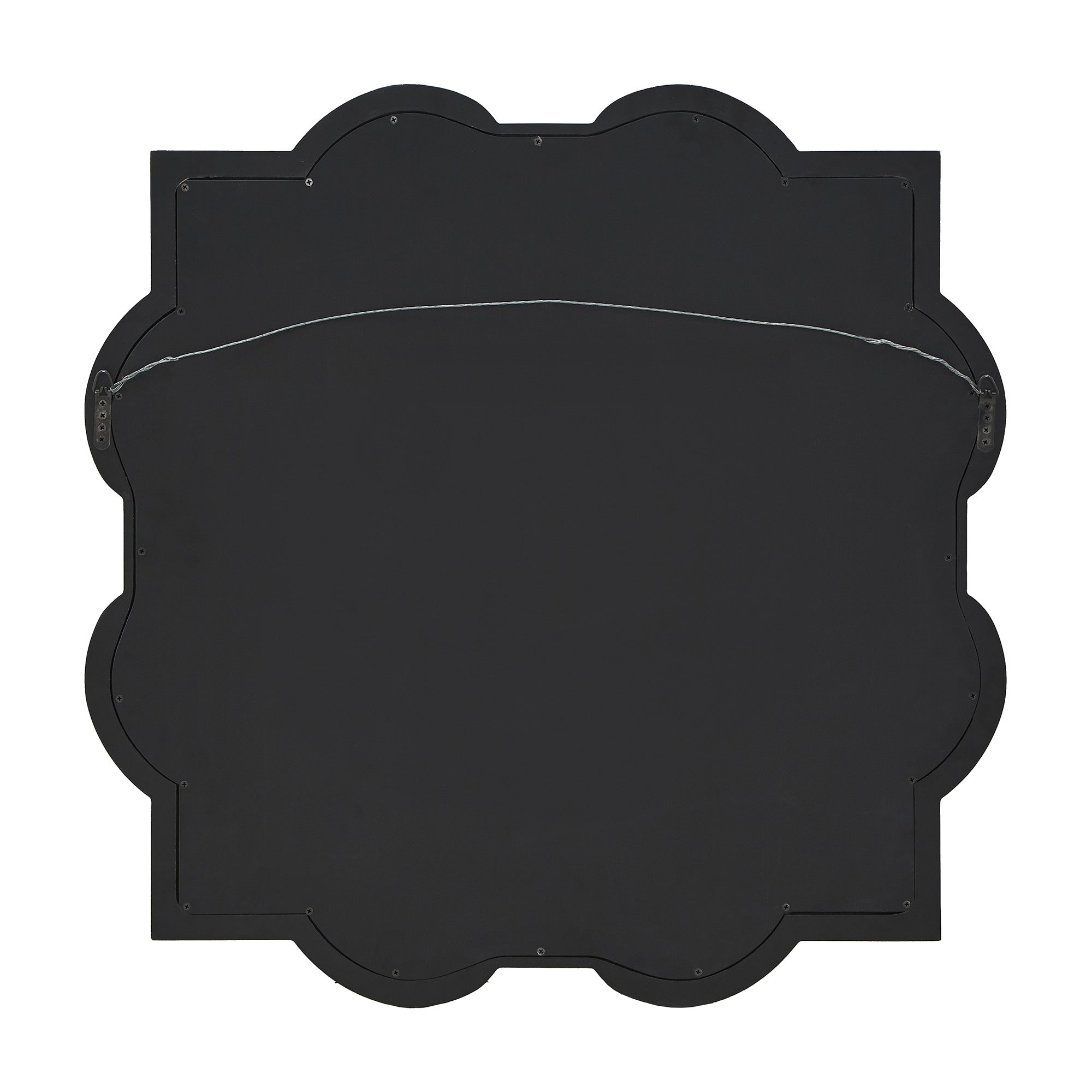 Specchio da parete Fantina con pannelli in argento antico di iNSPIRE Q Classic