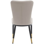 Set di 2/4 sedie da pranzo imbottite in similpelle