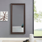 Specchio da terra a figura intera con cornice - Grande specchio rettangolare da terra, specchio a figura intera per camera da letto e spogliatoio