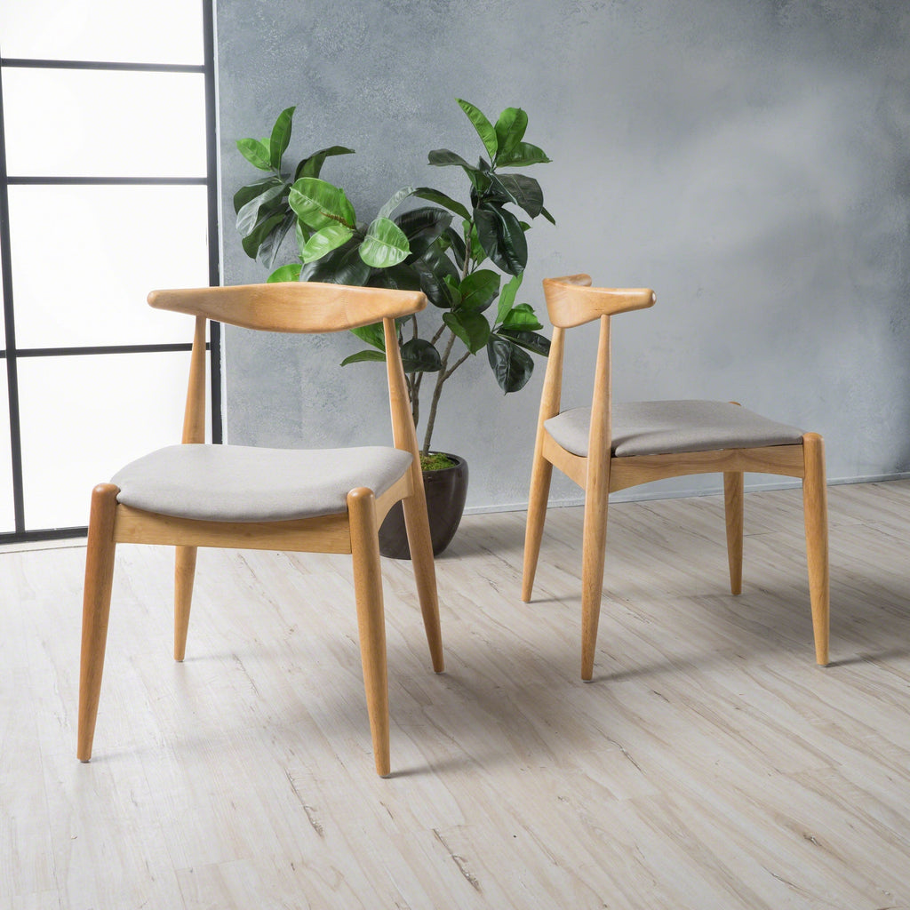 Sedie da pranzo Francie Mid-Century Modern (set di 2) di Christopher Knight Home - 20,50 L x 20,25 L x 29,75 A