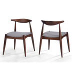 Sedie da pranzo Francie Mid-Century Modern (set di 2) di Christopher Knight Home - 20,50 L x 20,25 L x 29,75 A