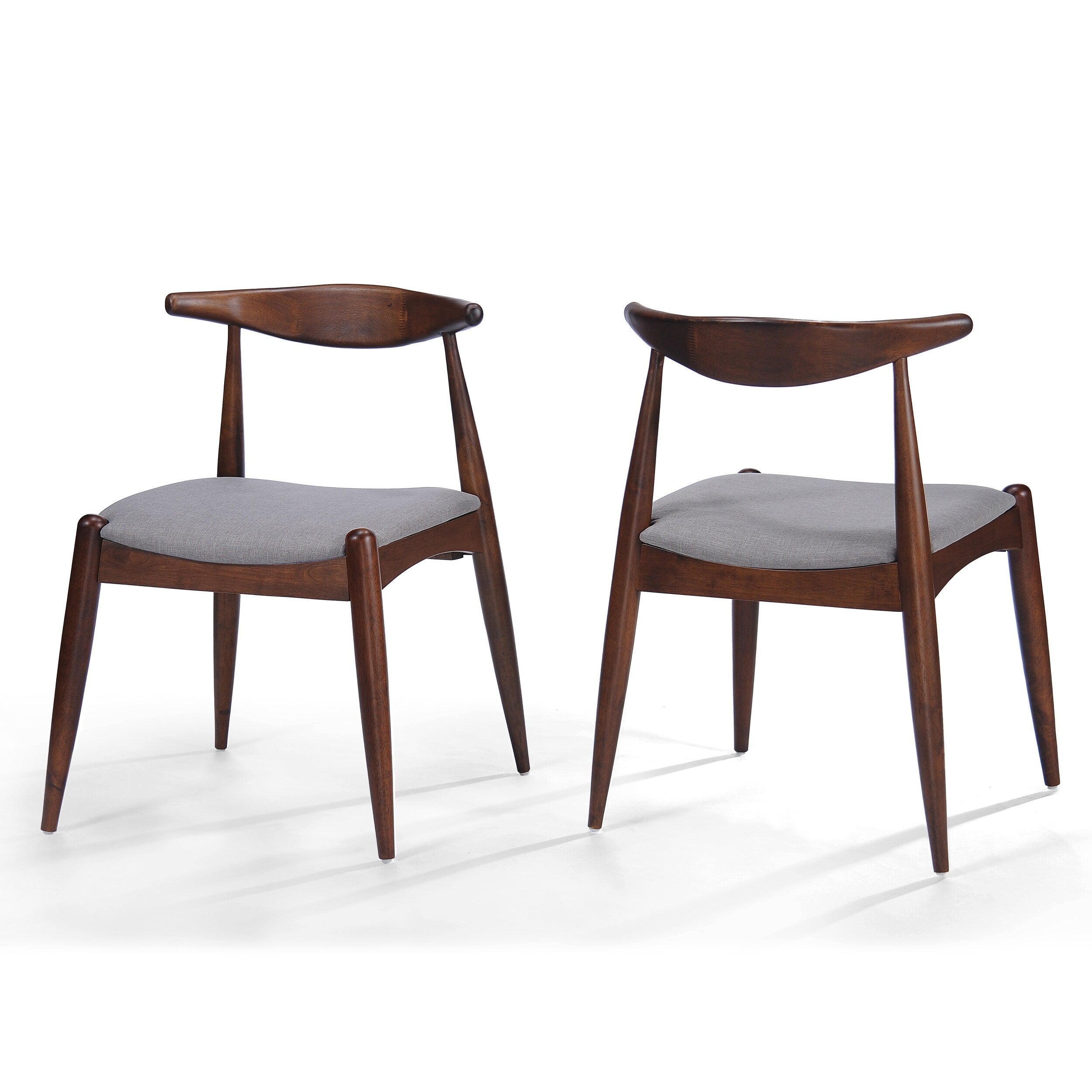 Sedie da pranzo Francie Mid-Century Modern (set di 2) di Christopher Knight Home - 20,50 L x 20,25 L x 29,75 A