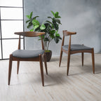 Sedie da pranzo Francie Mid-Century Modern (set di 2) di Christopher Knight Home - 20,50 L x 20,25 L x 29,75 A