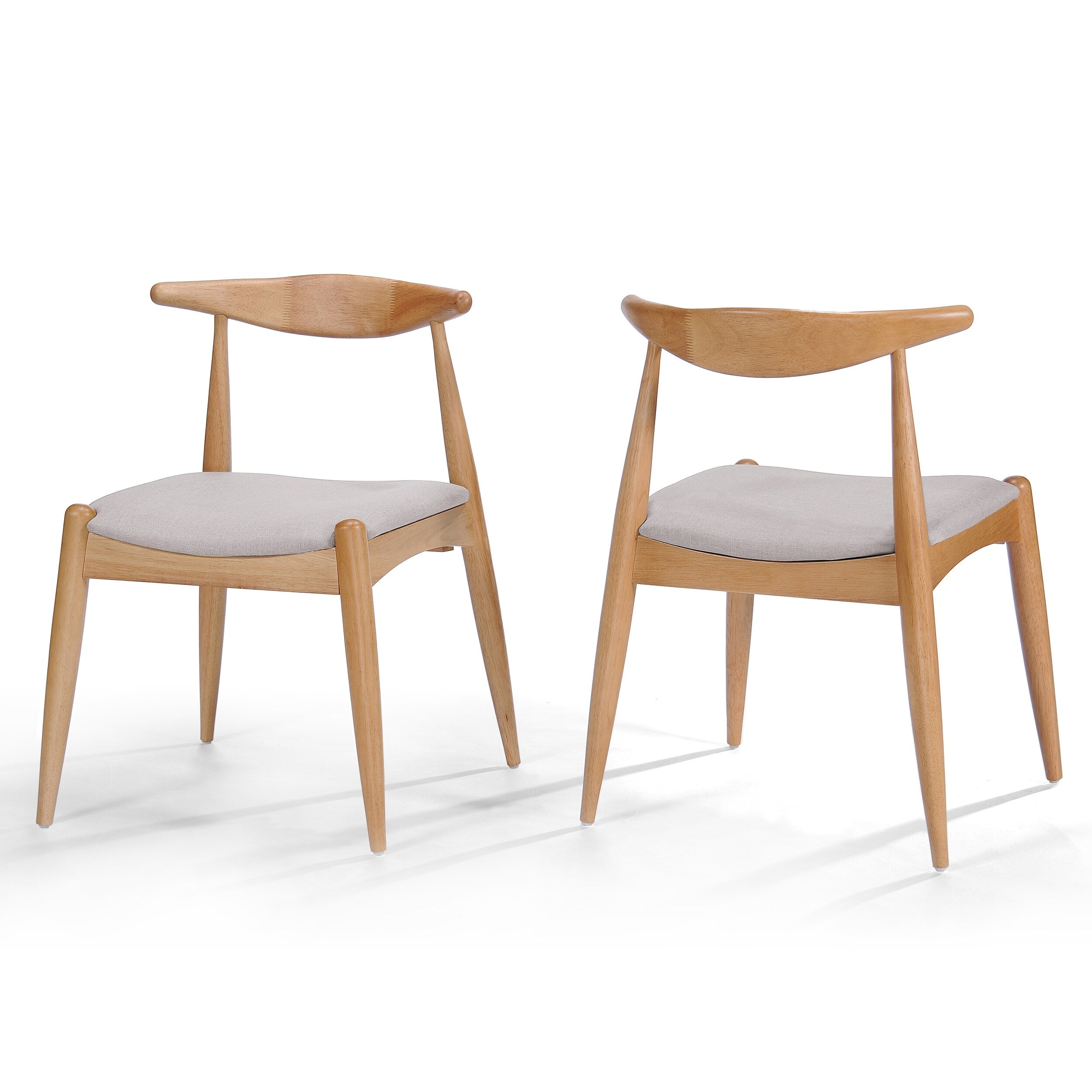 Sedie da pranzo Francie Mid-Century Modern (set di 2) di Christopher Knight Home - 20,50 L x 20,25 L x 29,75 A