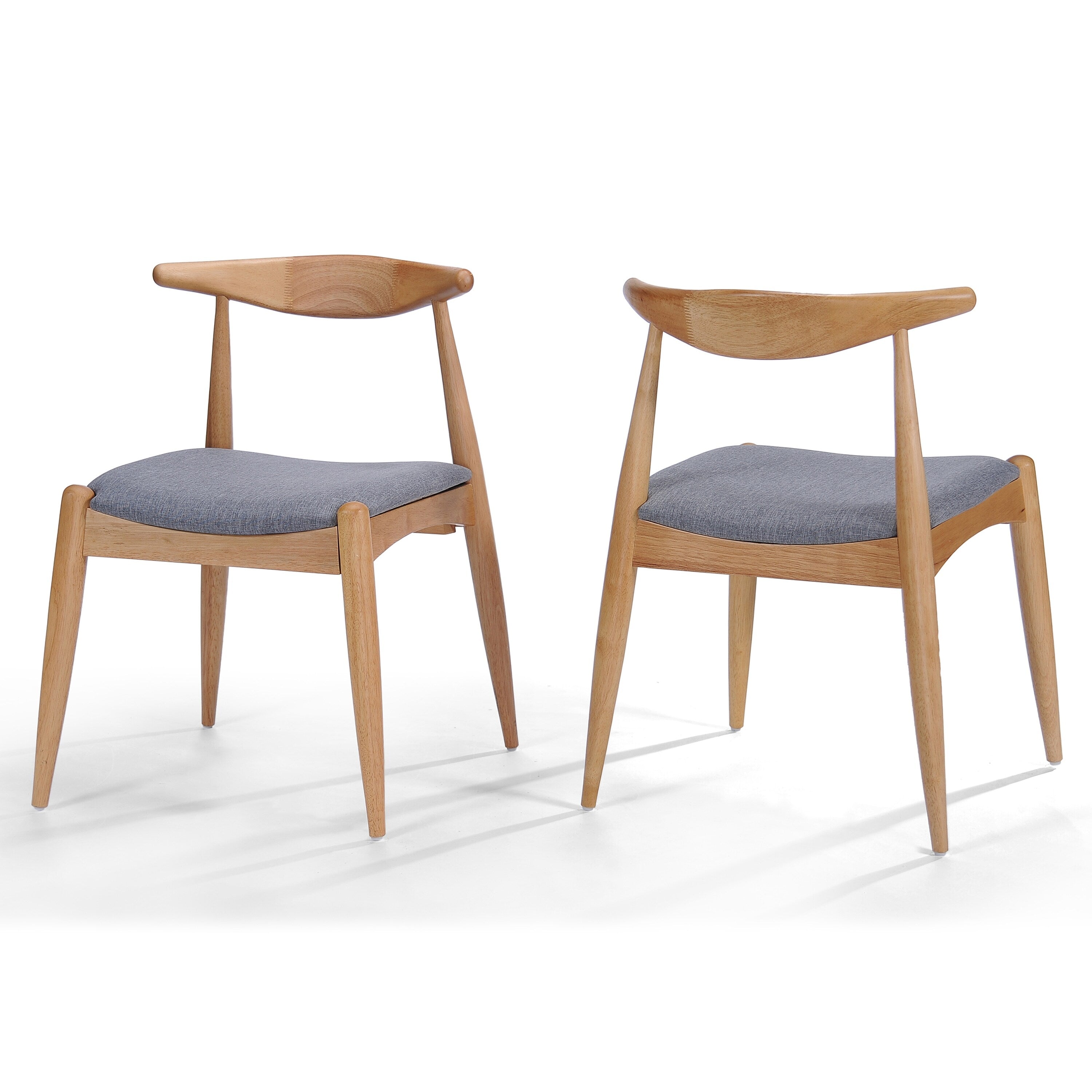 Sedie da pranzo Francie Mid-Century Modern (set di 2) di Christopher Knight Home - 20,50 L x 20,25 L x 29,75 A