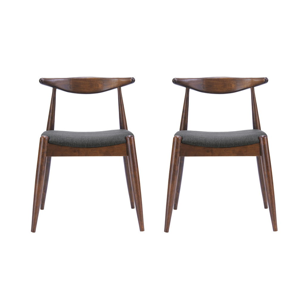 Sedie da pranzo Francie Mid-Century Modern (set di 2) di Christopher Knight Home - 20,50 L x 20,25 L x 29,75 A