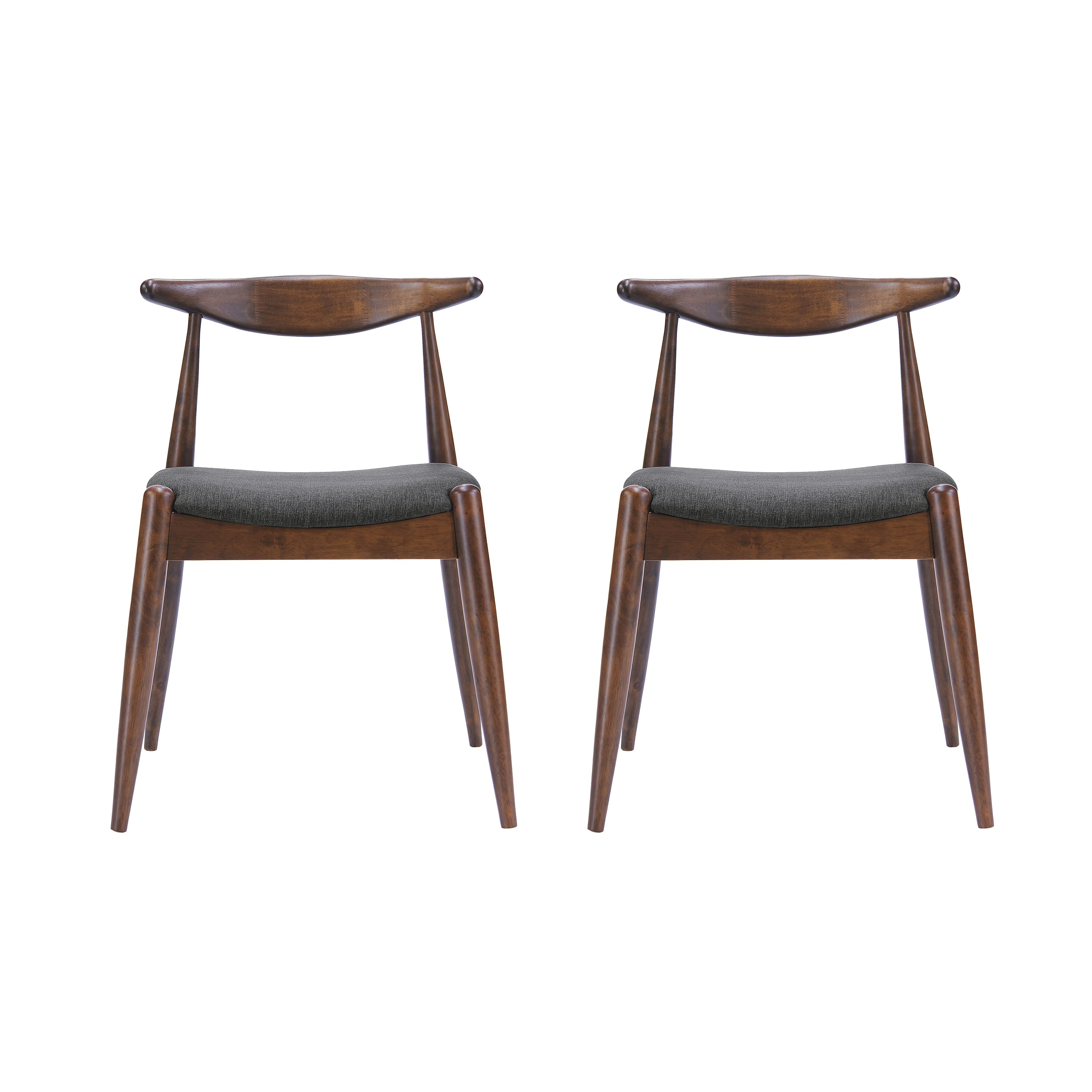 Sedie da pranzo Francie Mid-Century Modern (set di 2) di Christopher Knight Home - 20,50 L x 20,25 L x 29,75 A