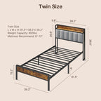 Letto matrimoniale/matrimoniale/queen size/king size con struttura in metallo e testiera imbottita con contenitore