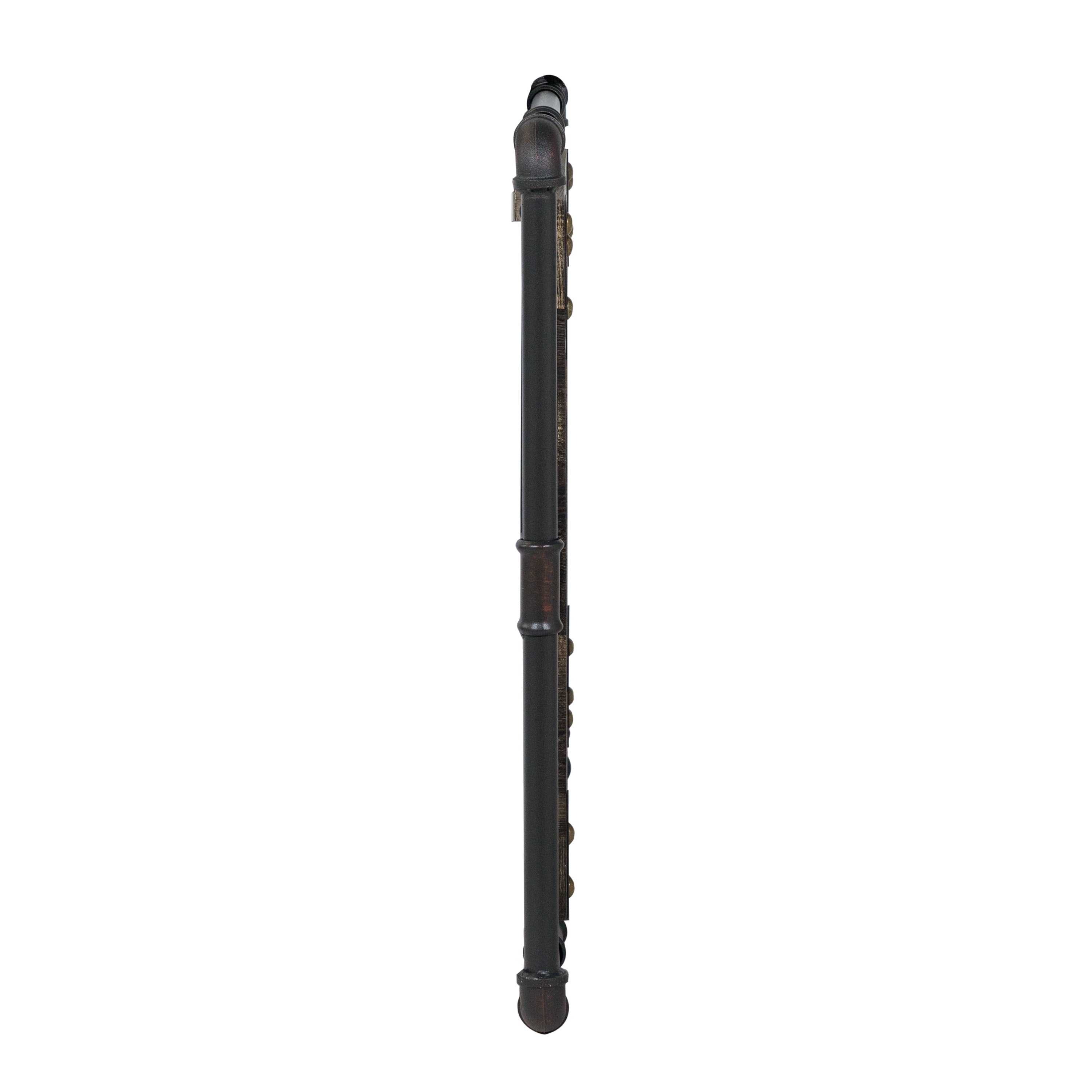Specchio da parete in metallo industriale Inyo di Furniture of America con luci a LED