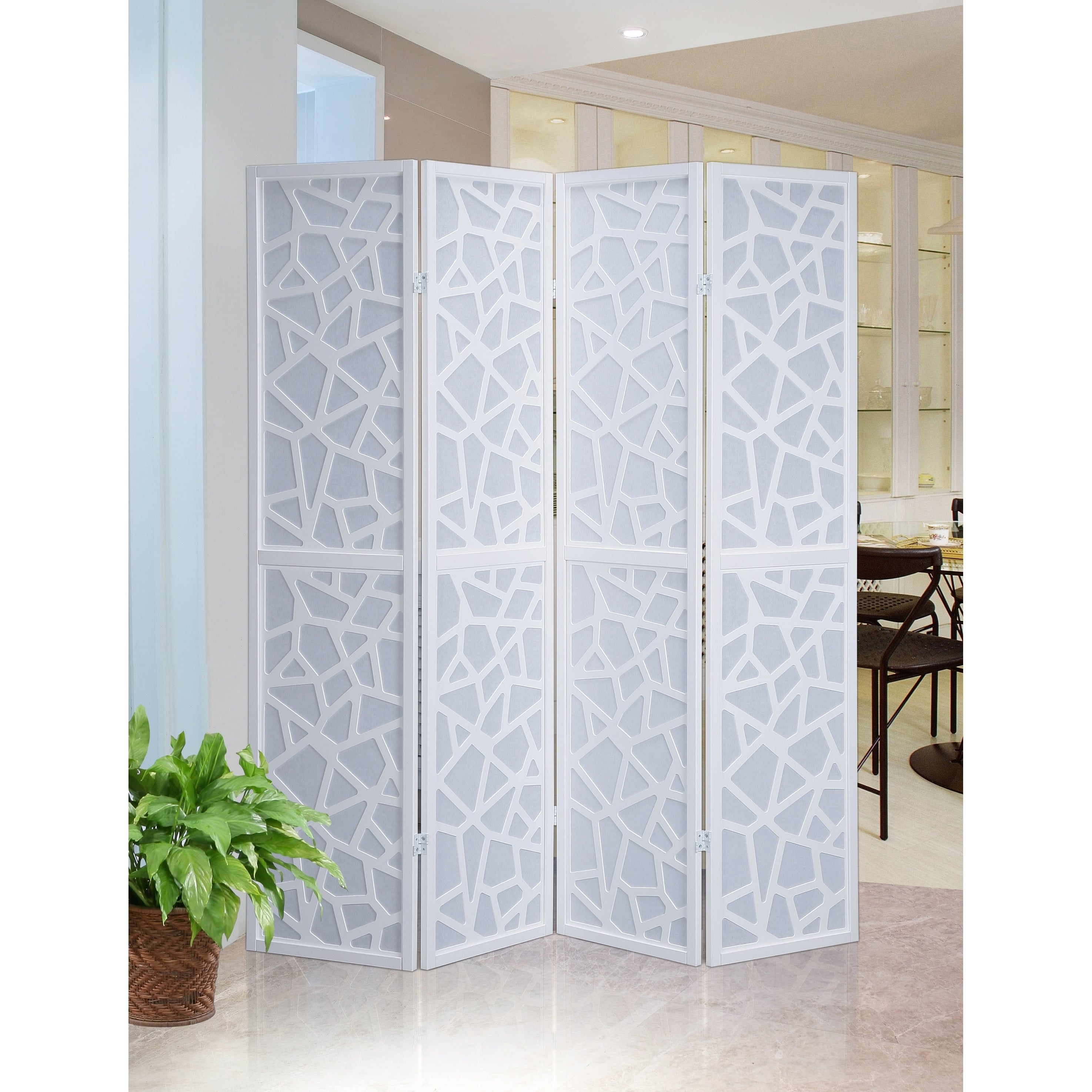 Divisorio per stanza a 4 pannelli Giyano di Roundhill Furniture