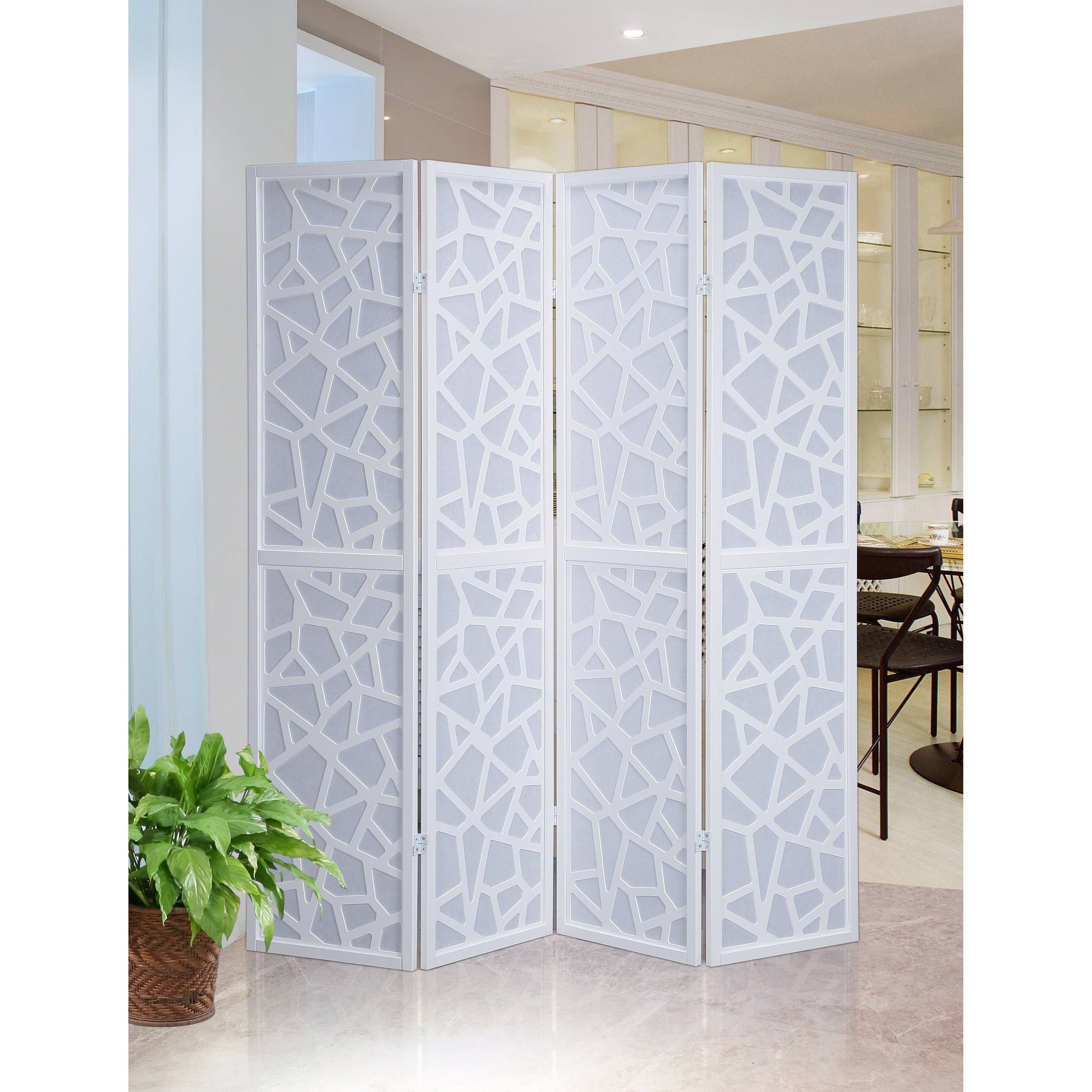 Divisorio per stanza a 4 pannelli Giyano di Roundhill Furniture