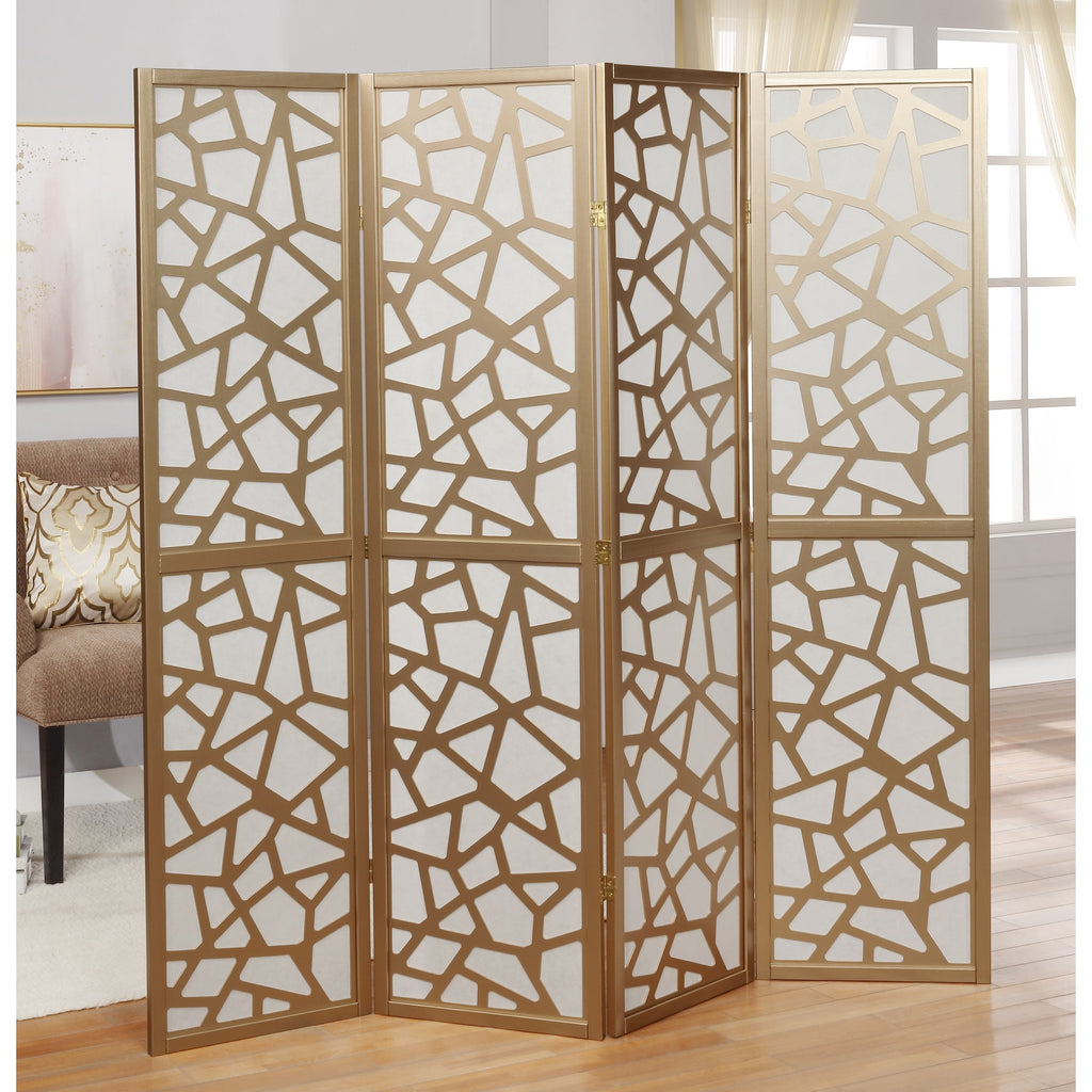 Divisorio per stanza a 4 pannelli Giyano di Roundhill Furniture