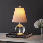Lampada da tavolo a LED Goddard 16 Crystal Ball/Metal, di JONATHAN Y
