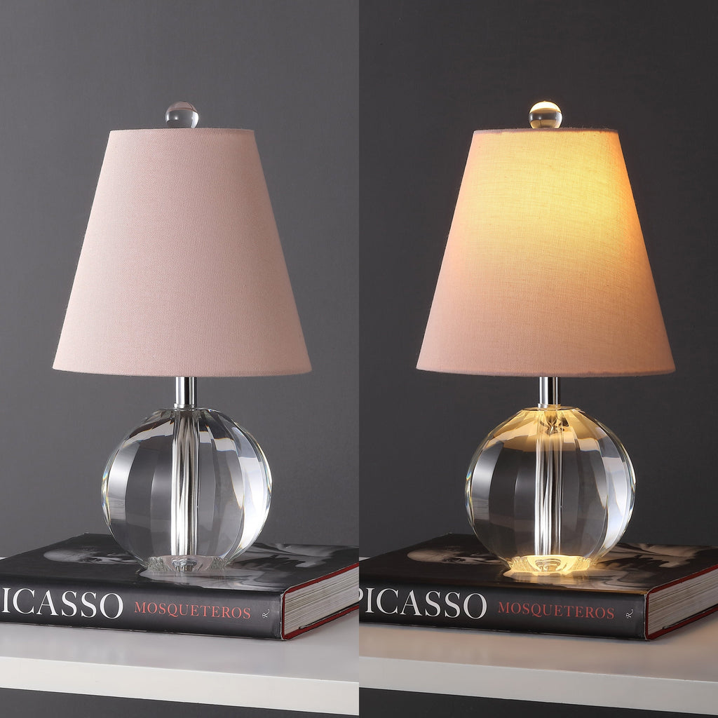 Lampada da tavolo a LED Goddard 16 Crystal Ball/Metal, di JONATHAN Y