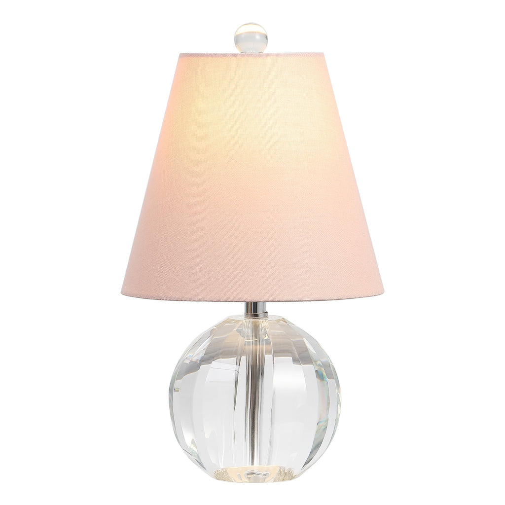 Lampada da tavolo a LED Goddard 16 Crystal Ball/Metal, di JONATHAN Y