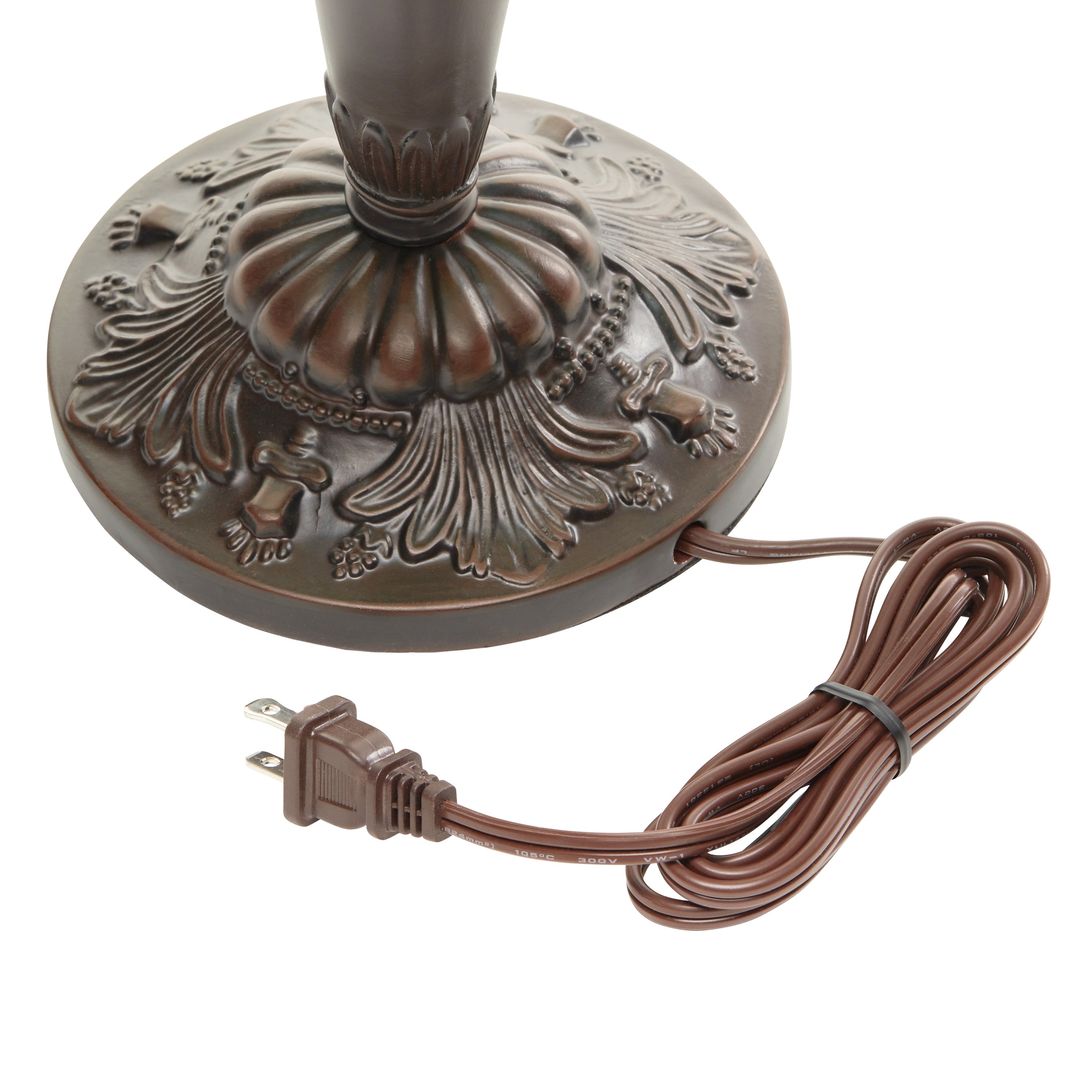 Lampada Tiffany in vetro colorato Gracewood Hollow Asdreni da 20 pollici - 14L x 14W x 20,25H