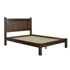 Letto a piattaforma con pannello in legno massello Shaker Grain Wood Furniture