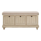 Panca contenitore Granger con cuscino di seduta in lino di iNSPIRE Q Classic