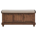 Panca contenitore Granger con cuscino di seduta in lino di iNSPIRE Q Classic