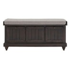 Panca contenitore Granger con cuscino di seduta in lino di iNSPIRE Q Classic