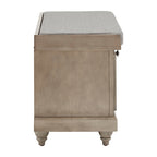 Panca contenitore Granger con cuscino di seduta in lino di iNSPIRE Q Classic