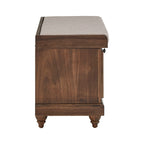Panca contenitore Granger con cuscino di seduta in lino di iNSPIRE Q Classic