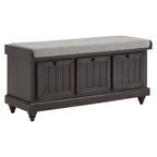 Panca contenitore Granger con cuscino di seduta in lino di iNSPIRE Q Classic
