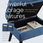 Poltrona lounge HOMYKA con schienale regolabile e pouf contenitore