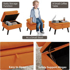 Poltrona lounge HOMYKA con schienale regolabile e pouf contenitore