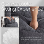 Poltrona lounge HOMYKA con schienale regolabile e pouf contenitore