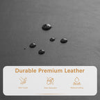 Pouf contenitore rettangolare imbottito 50,3 x 17,50 x 18 in similpelle