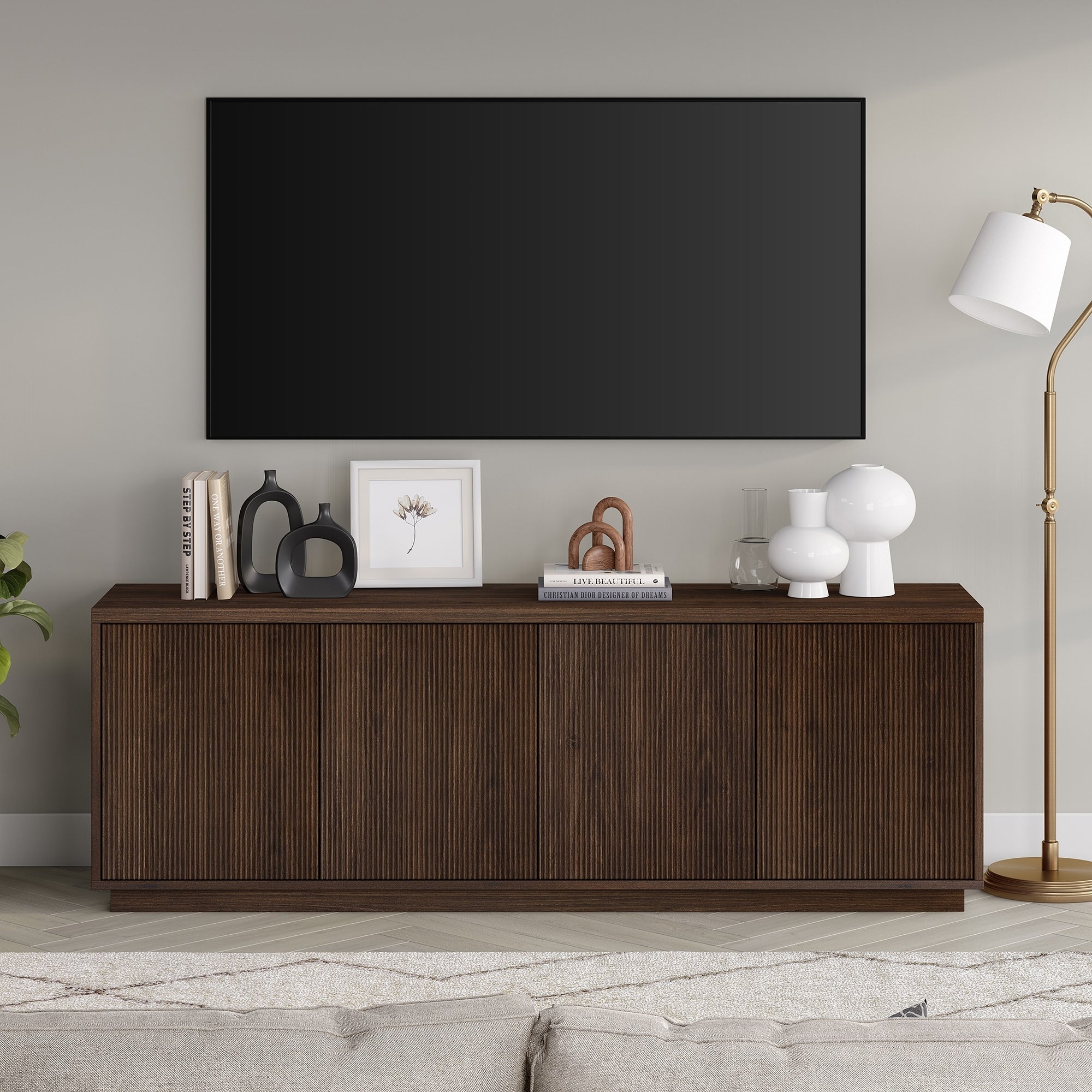 Supporto TV rettangolare Hanson per TV fino a 75