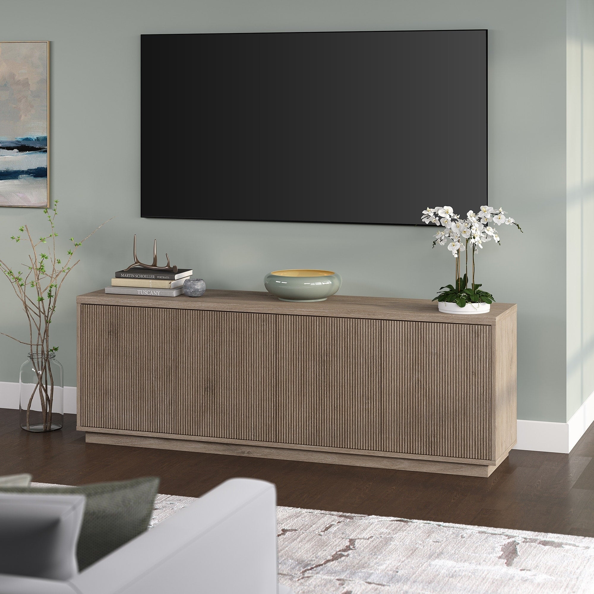 Supporto TV rettangolare Hanson per TV fino a 75