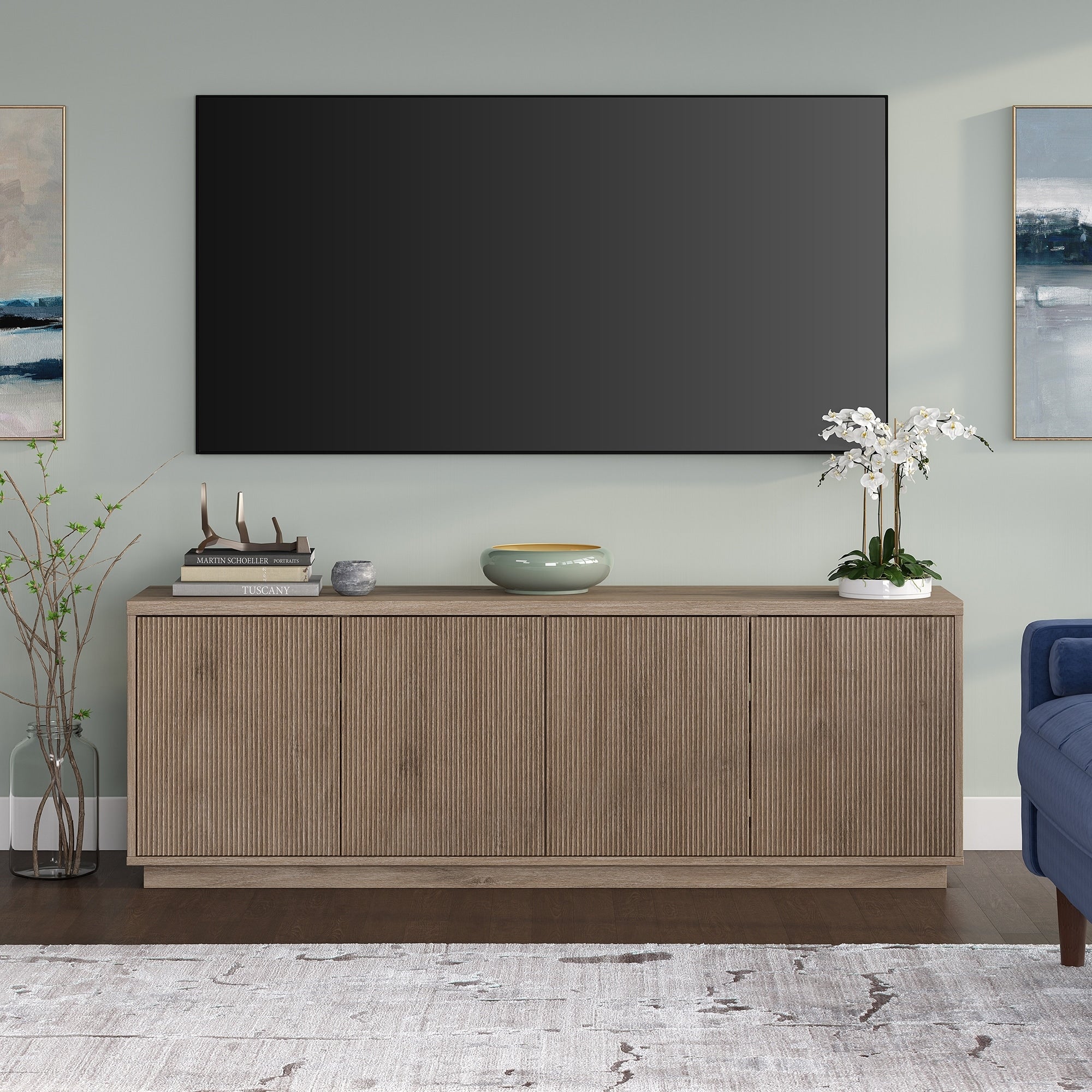 Supporto TV rettangolare Hanson per TV fino a 75