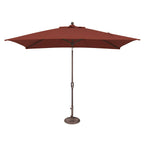 Ombrellone rettangolare SimplyShade Catalina da 10 piedi con inclinazione a pulsante