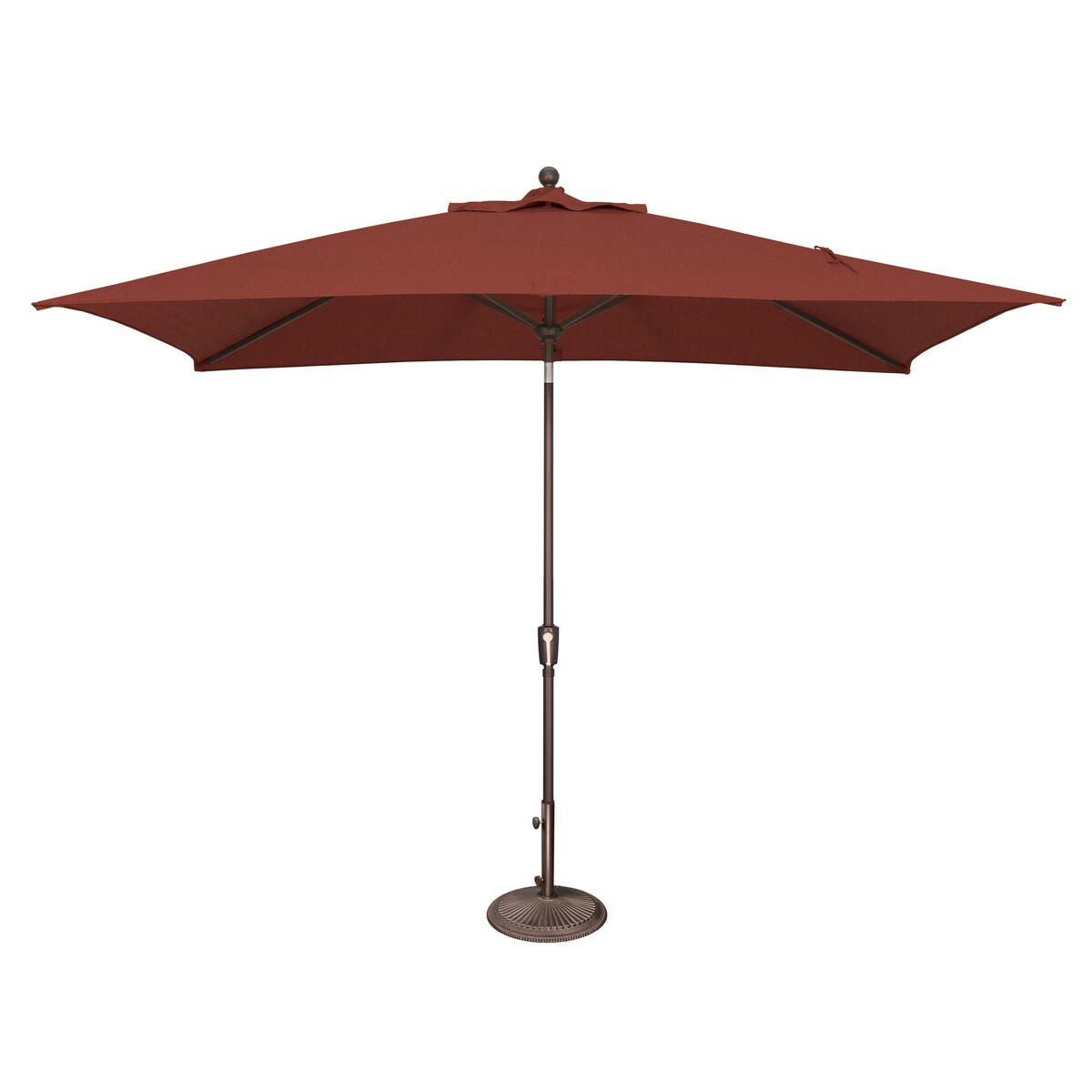 Ombrellone rettangolare SimplyShade Catalina da 10 piedi con inclinazione a pulsante