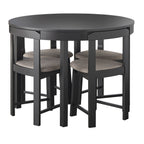 Set da pranzo rotondo compatto Harrisburg Tobey da 5 pezzi