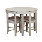 Set da pranzo rotondo compatto Harrisburg Tobey da 5 pezzi