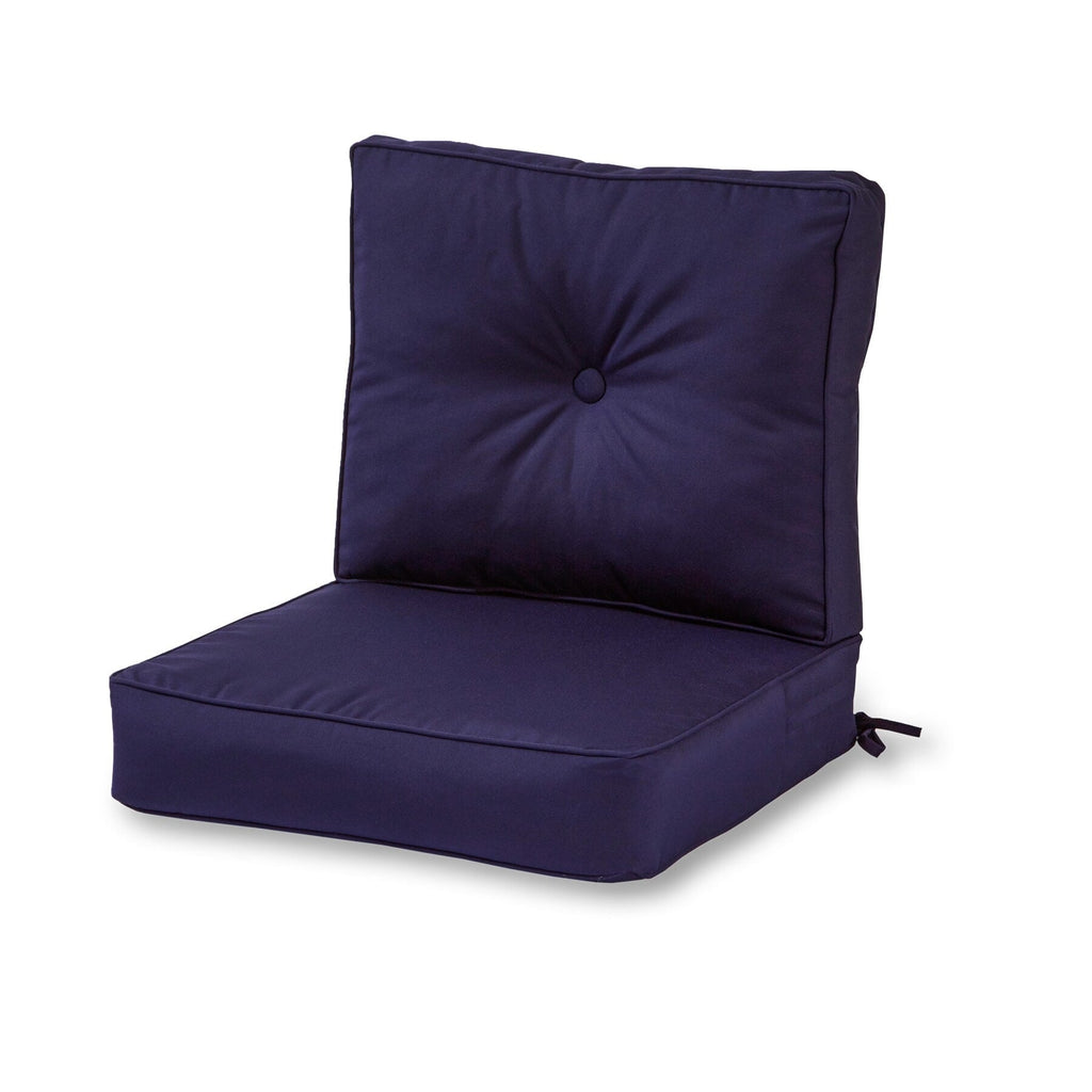 Set di cuscini da esterno Sunbrella Premium da 2 pezzi con seduta profonda