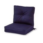 Set di cuscini da esterno Sunbrella Premium da 2 pezzi con seduta profonda