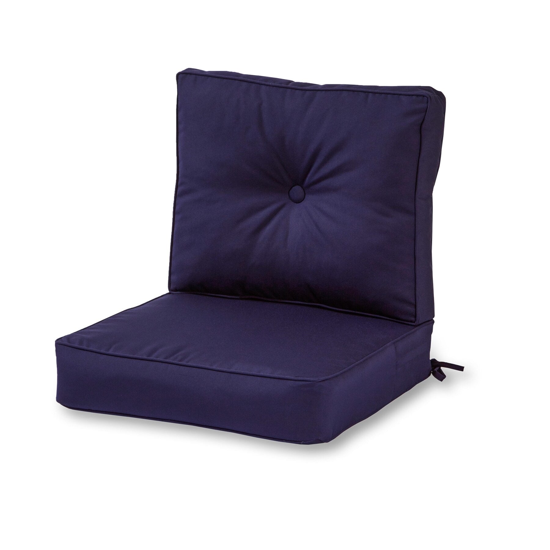 Set di cuscini da esterno Sunbrella Premium da 2 pezzi con seduta profonda