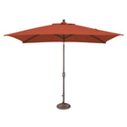 Ombrellone rettangolare SimplyShade Catalina da 10 piedi con inclinazione a pulsante