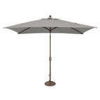 Ombrellone rettangolare SimplyShade Catalina da 10 piedi con inclinazione a pulsante